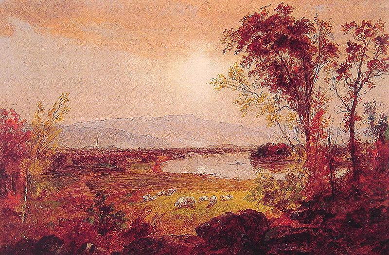 Jasper Francis Cropsey A Bend in the River